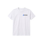 150 Gsm Eko Tişört Beyaz Renk Unisex %80 Pamuk %20 Polyester - Tüp Dikiş
