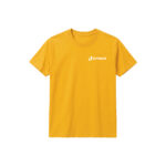 150 Gsm Eko Tişört Sarı Renk Unisex %80 Pamuk %20 Polyester - Tüp Dikiş