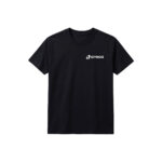 150 Gsm Eko Tişört Siyah Renk Unisex %80 Pamuk %20 Polyester - Tüp Dikiş